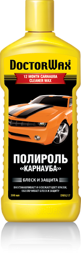 Полироль КАРНАУБА Doctor Wax 300 мл, полироль для я кузова Доктор Вакс ...