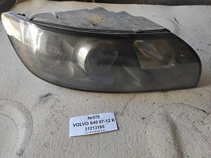 No578 Б/у Фара права 31213185 (встановлений ксенон) для Volvo S40 2007-2012