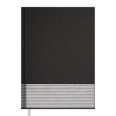 Щоденник недатований Buromax PARALLEL, A5, чорний BM2052-01