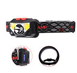 Налобний ліхтар XANES 826A з датчиком руху, фото 3