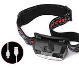 Налобний ліхтар XANES 826A з датчиком руху, фото 4