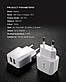 Мережевий зарядний пристрій Baseus Mini Dual 2USB 10.5W White, фото 5