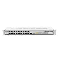 Комутатор 24 port Mikrotik CSS326-24G-2S+RM (10/100/1000) БУ