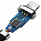 Кабель Baseus USB to Lightning Zinc, довжина - 100 см (CALXN-01) Black, фото 5