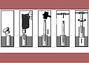 Набір екстракторів (7/64, 9/64, 5/32, 1/4, 19/64") TOPTUL JGAW0502, фото 2