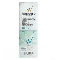 Набір воскових смужок для депіляції ItalWax Monouso Hair removal 100 шт