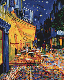 Картина за номерами BrushMe BS51338 40*50 см Нічне кафе Ван Гог