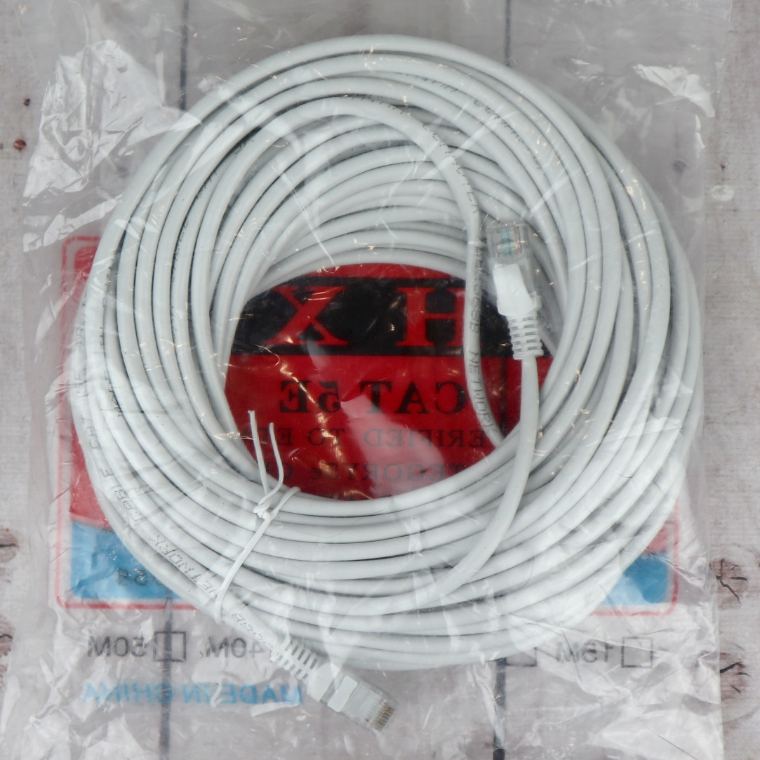Сетевой кабель для интернета LAN 20 метров Роутера компа компьютера соединение Патчкорд (Оригинальные фото) - фото 1 - id-p1631114604