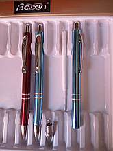 Ручка автоматична металева синя Baixin BP2005 з асорті