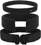 Тактичний ремінь KRYDEX з внутрішнім ременем та підкладкою для спини, фото 3