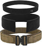 Тактичний ремінь KRYDEX з внутрішнім ременем та підкладкою для спини, фото 4