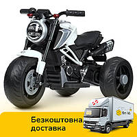 Дитячий мотоцикл триколісний (2 мотори 25W, 2 акумулятори, MP3, USB) Bambi M 4828EL-1 Білий