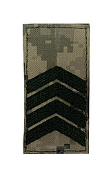 Погон ЗСУ Старший сержант 10х5 см