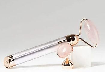 Електричний ролик-масажер для обличчя Flawless Contour, рожевий (KG-4297)