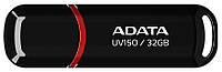 USB накопитель ADATA UV150 32GB USB 3.2 Black (AUV150-32G-RBK)