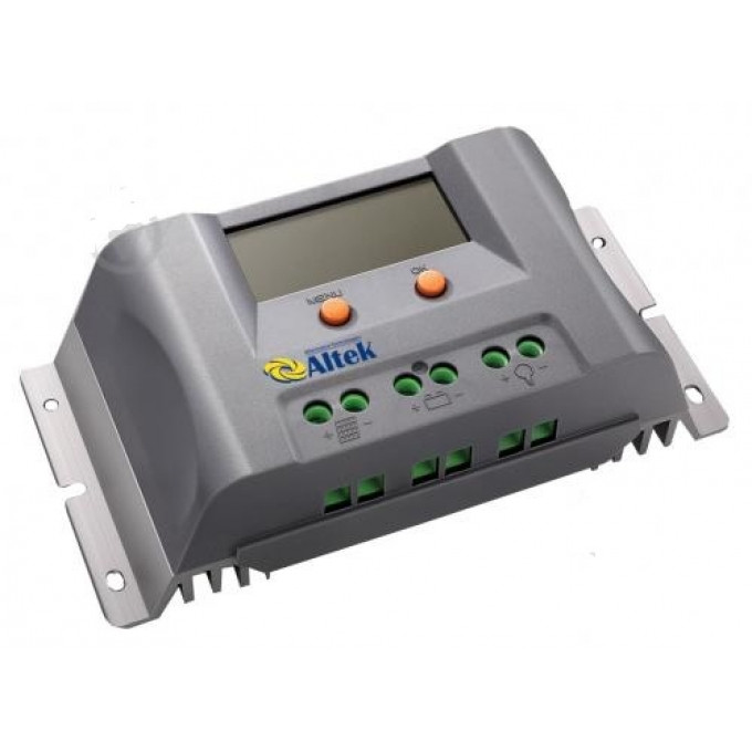 Контролер заряду від сонячних панелей Altek P40A 12/24В USB, LCD