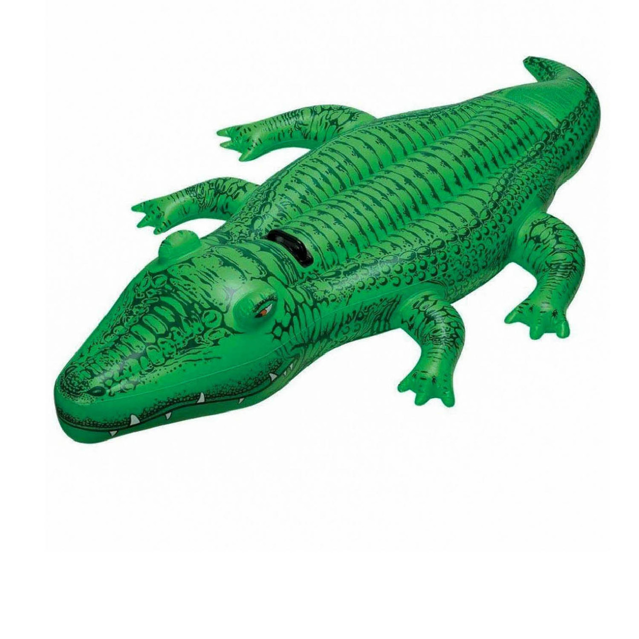 Дитячий надувний пліт для катання Intex 58546 «Крокодил», 168 х 86 см