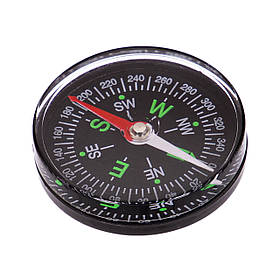 Компас магнитный жидкостный черный