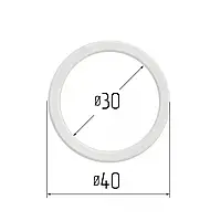 Протекторное термокольцо для натяжных потолков - диаметр 30 мм (наружный 39,6мм)