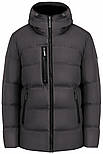 Коротка зимова куртка чоловіча Finn Flare W19-22028-202 темно-сіра 3XL, фото 8