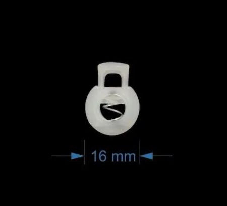 Фіксатор для шнура "Кулька" позорний матовий 8мм