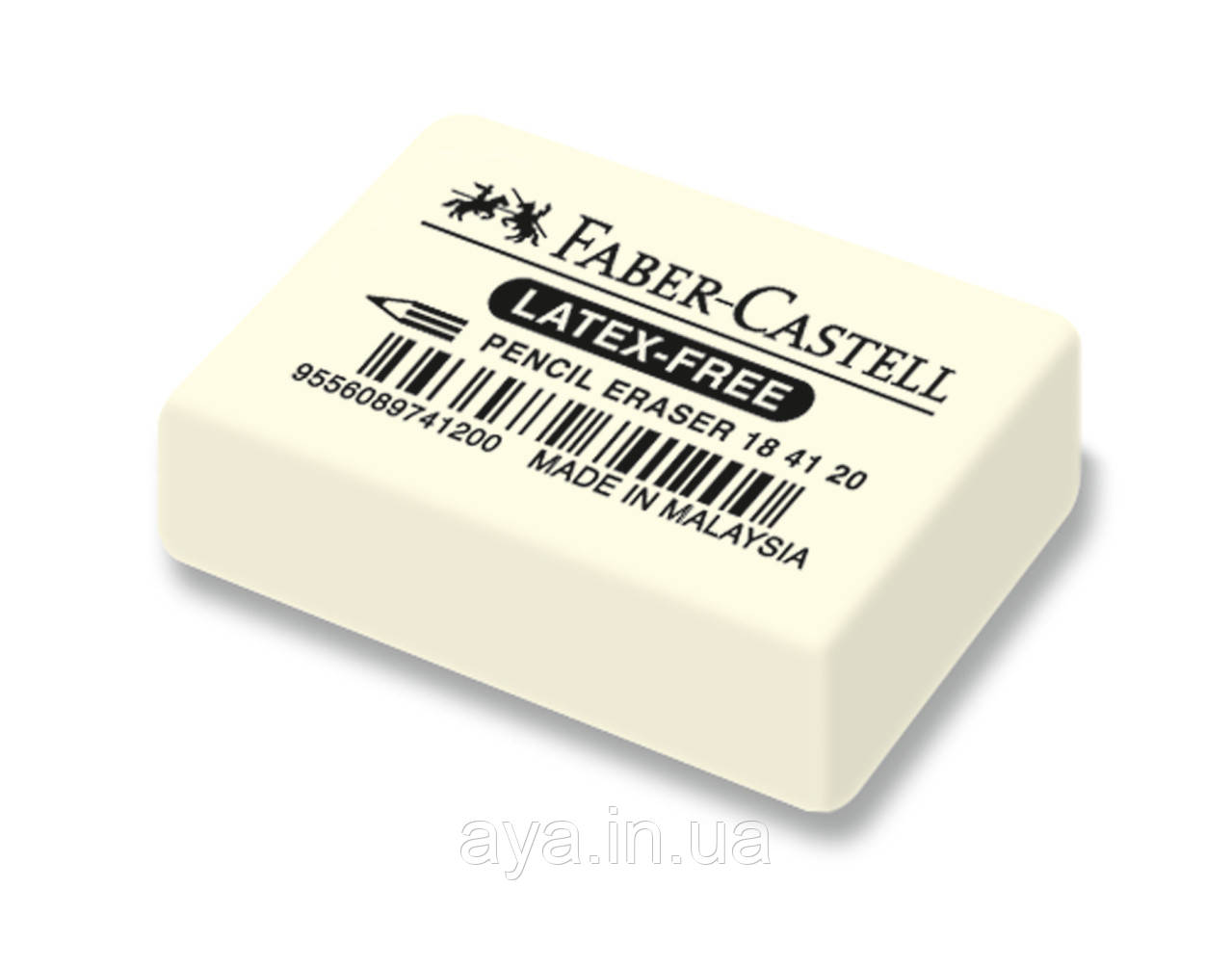 Гумка Faber-Castell 7041-20 каучуковий білий