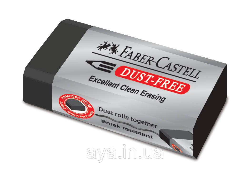 Гумка Faber-Castell Dust-Free вініловий чорний