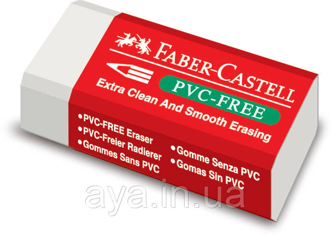 Гумка Faber-Castell вініловий білий