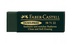 Гумка вінілова Faber-Castell Dust-Free (темно-зелений) 587122