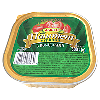 Паштет курячий з помідорами Agrico алюмінієвий контейнер 300 г, 6шт/ящ