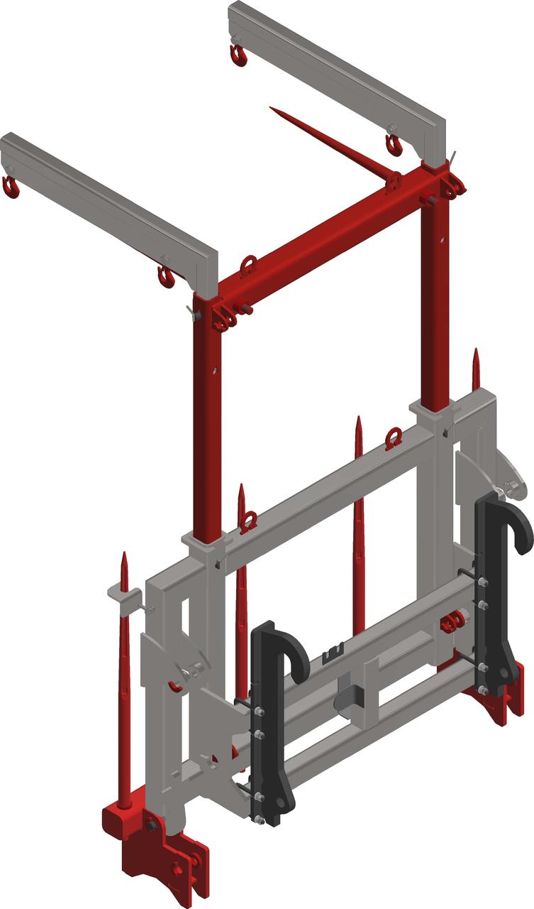 Вила гідравличні для квадратних (круглих) тюків та біг бегів 2в1