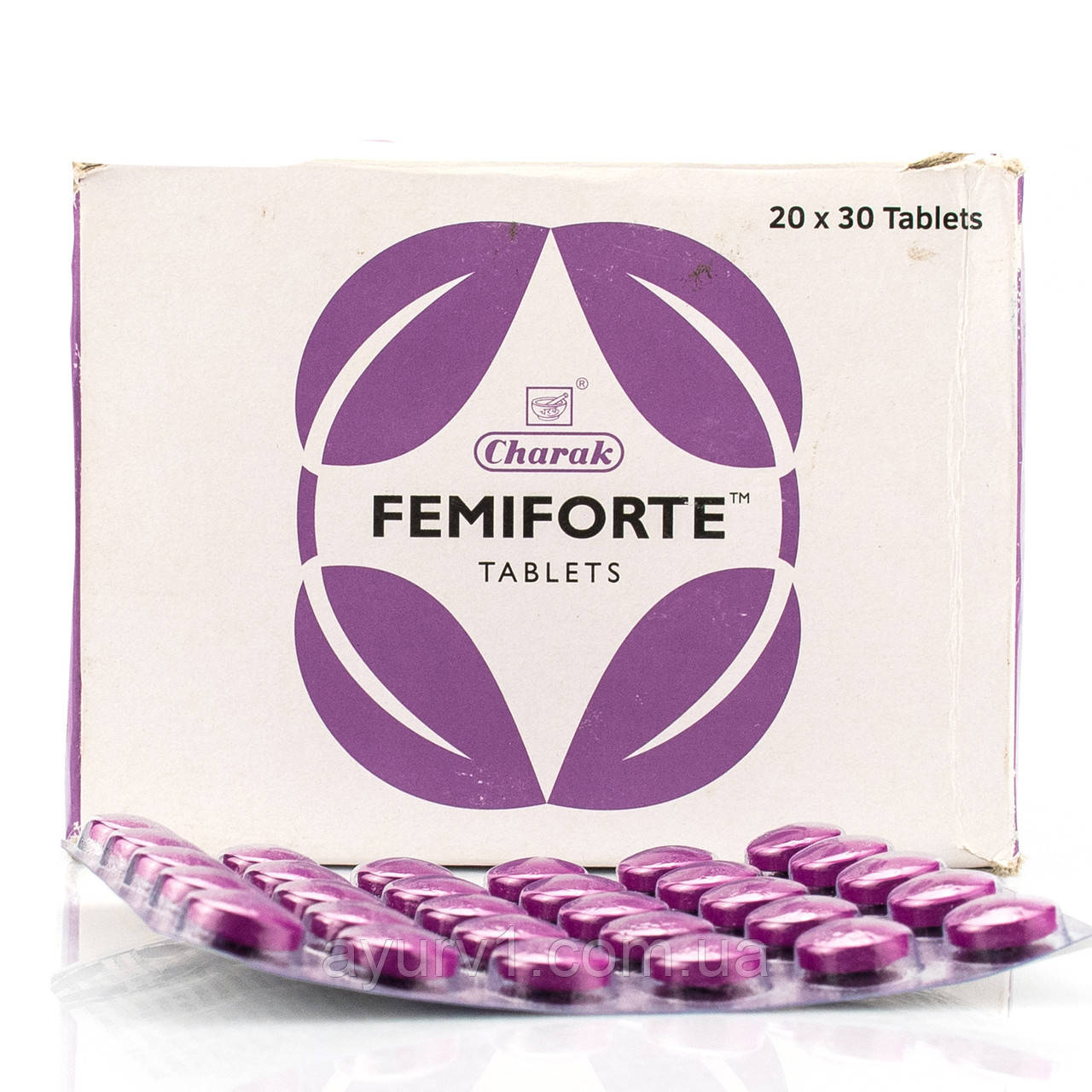Фемифорте Чарак  при піхвових інфекціях/ Femiforte, Charak / 30 таб.