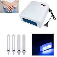 Ультрафіолетова лампа для нігтів 36Вт K818 White (4276)