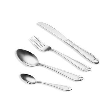 Набір столових приладів Maestro MR-1530-24 з нержавіючої сталі на 6 персон | Фраже 24 предмети Маестро