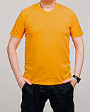 Чоловіча однотонна футболка, світло-сірого кольору, фото 10