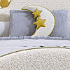 М'яке ліжко для дітей та підлітків MeBelle SKAYA 80х190 см односпальне м'яке, молочно-біле, фото 3
