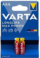 Батарейки VARTA LONGLIFE MAX POWER AAA BLI 1.5V 1000mAh