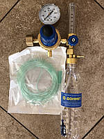Редуктор балонний кисневий із ротаметром і зволожувачем (медичний) БКО-50-4-2М ДМ ДОНМЕТ (контроль O2)