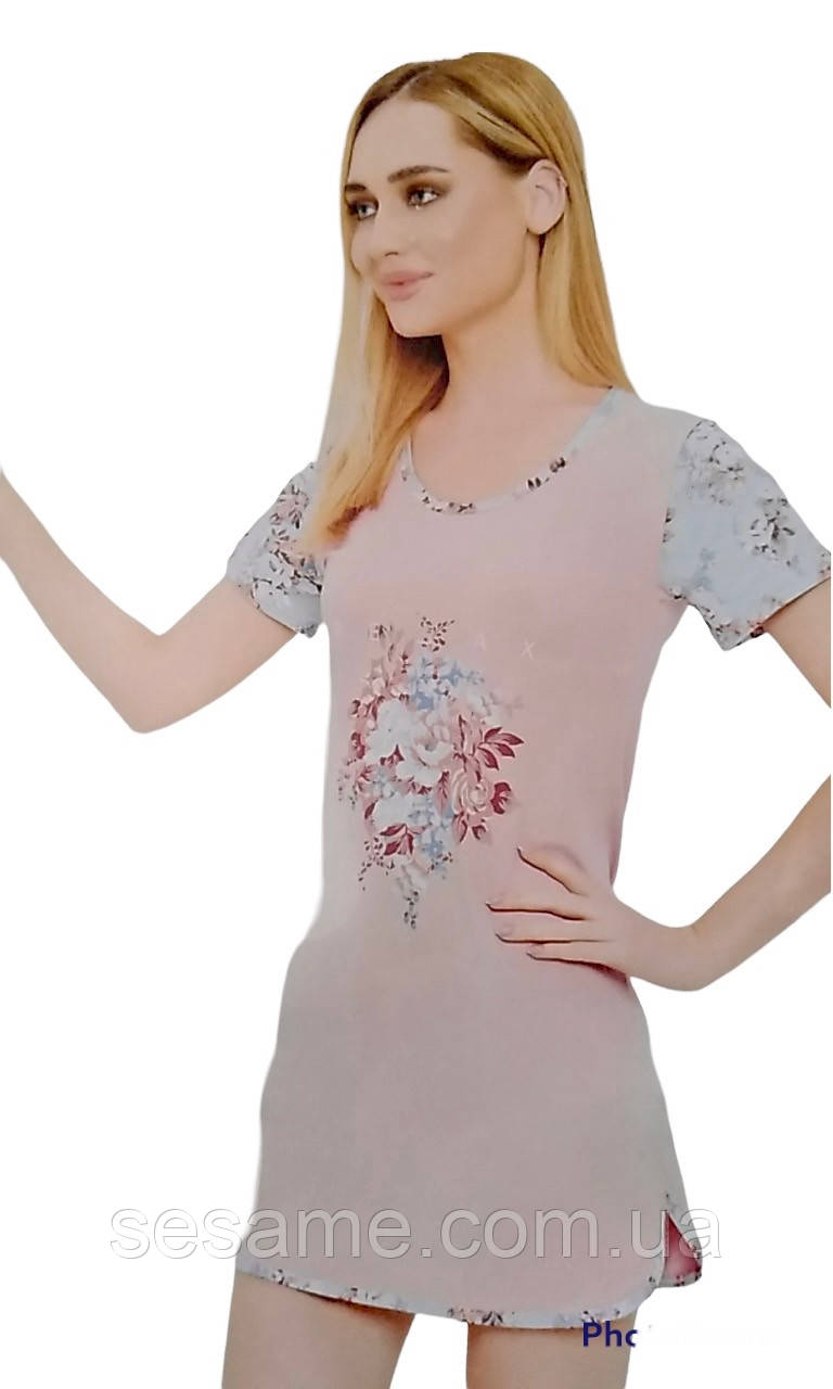 Піжама жіноча комплект для сну, нічна сорочка, ночнушка ТМ Rubina 3850 (Туреччина)