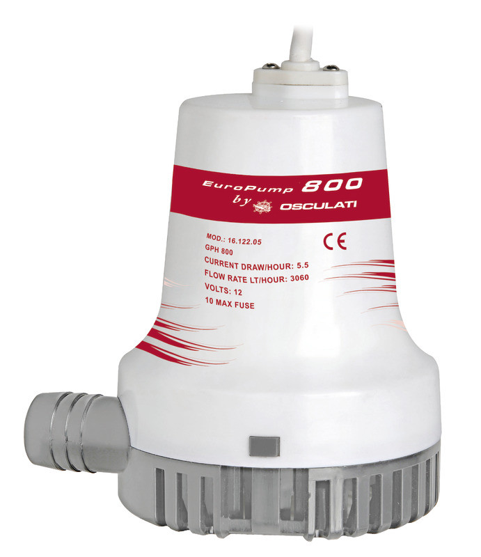 Помпа трюмна 800GPH 12V Osculati 16.122.05