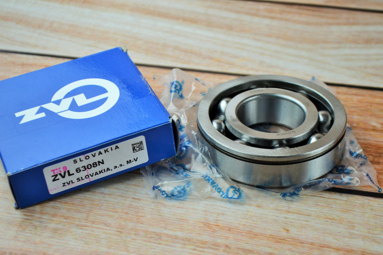 Підшипник 50308 ZVL - Словаччина з канавкою під стопорне кільце, фото 1