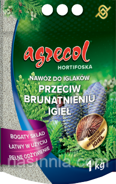 Добриво Agrecol для хвойних від пожовтіння 3 кг