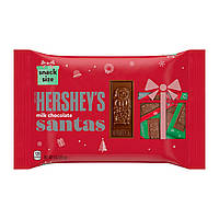 Конфеты Hershey`s milk chocolate Santas 255g