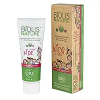 BIOLIS NATURE – 99% натуральні інгредієнти! Зубна паста Kids з 2 років. Аромат червоних фруктів 75мл, Італія