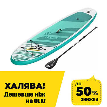 Дошка для SUP серфінгу (305-84-15см, дошка, весло, ручний насос, сумка) SUP-борд Bestway 65346 Бірюзовий