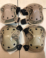 Наколінники та налокітники з ударостійкого пластику MF - 78  (Туреччина)