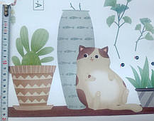 Вінілові наклейки Сімейство котів Lovely Cats (лист 60 х 90 см) Б471-3 FJ-AB, фото 4