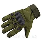 Тактичні рукавички закриті, полнопалые Oakley XL, Олива, фото 6