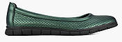 Балетки жіночі літні зелені натуральна шкіра Україна Libero — розмір 36 (23,8 см) (модель: Lib109-6pfKgreen)