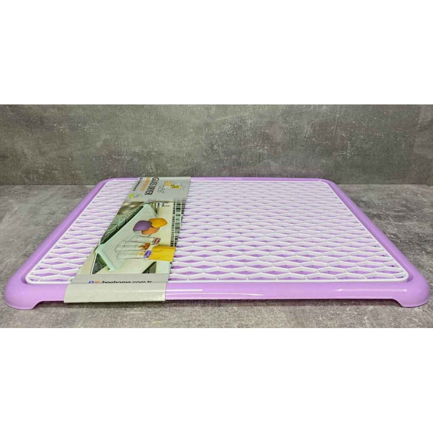 Сушарка-піднос для посуду фіолетовий Akay Plastik 34.8*15*43.5 см АК 541, фото 1